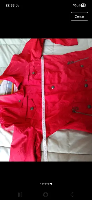 Cazadora fina Outdoor roja