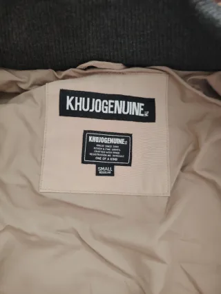Parka Khujo Beige/Gris Talla M