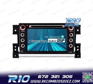 RADIO GPS ANDROID 14 PARA SUZUKI GRAND VITARA 05-13