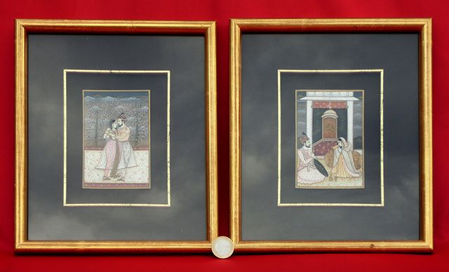 PINTURAS SOBRE PLACA MATERIAL NOBLE ARTE ORIENTAL