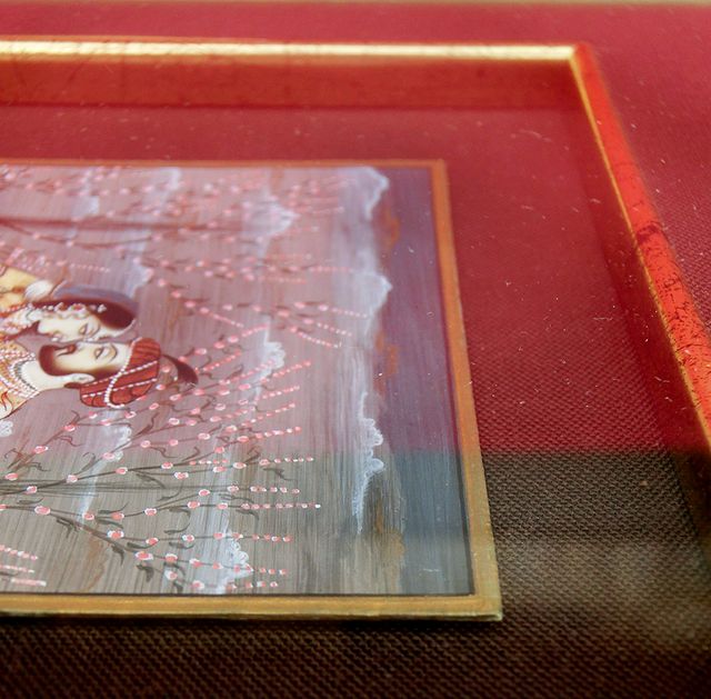 PINTURAS SOBRE PLACA MATERIAL NOBLE ARTE ORIENTAL