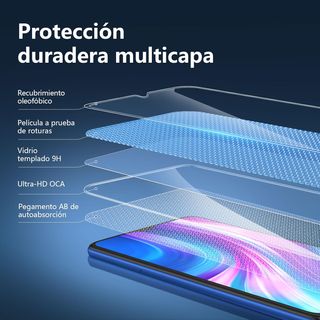 NEW'C 3 Piezas, Protector Pantalla para Xiaomi Red