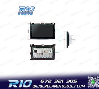 RADIO GPS ANDROID 12 PARA TOYOTA LAND CRUISER 02-09