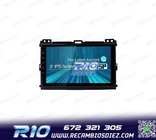 RADIO GPS ANDROID 12 PARA TOYOTA LAND CRUISER 02-09