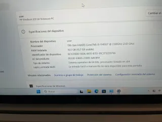 Portátil HP ELITEBOOK G8 Plata