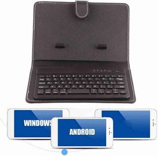 Cuifati Estuche y Teclado Bluetooth, Elegante Estu