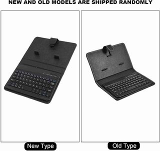 Cuifati Estuche y Teclado Bluetooth, Elegante Estu