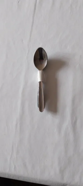 Cuccchiai da dessert in metallo argentato