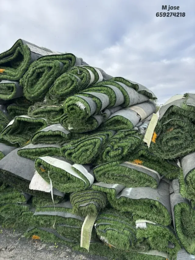 Césped artificial reciclado