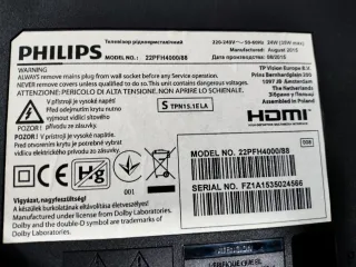 Placa de alimentación TV Philips TPV 71566863-P01