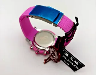 Orologio donna rosa e argento