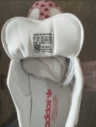 Zapatillas San Valentín Corazones Rosa Blanco