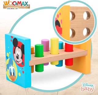 WOOMAX Juguete de Madera Martillo, para niños y ni