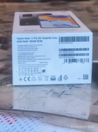 Xiaomi Redmi Note 11 Pro 5G Negro