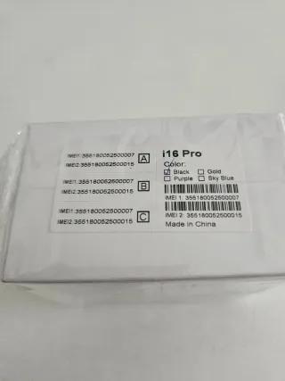 Cellulare Flip i16 Pro Nero Nuovo