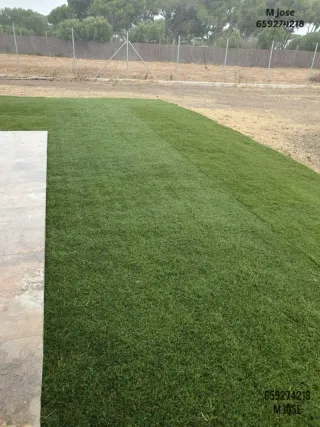 Césped artificial reciclado