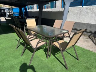 Mesa y 6 Sillas Terraza Oferta