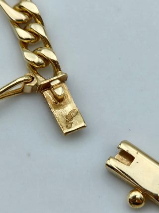 Cadena Oro 18K Maciza Figaro 3x1 32.11gr 58cm
