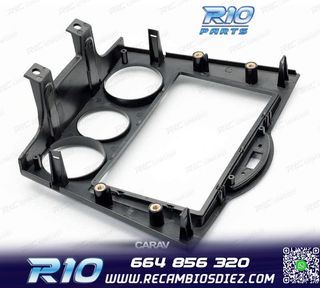 MARCO NEGRO BRILLO RADIO 2-DIN PARA MAZDA RX-8 03-08 AIRE AC