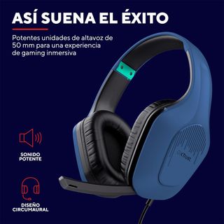 - Trust Gaming GXT 415B Zirox Ligeros Cascos Gam