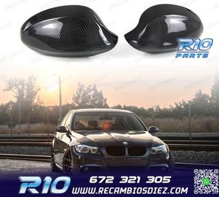 CARCASAS ESPEJOS RETROVISORES BMW E90 E91 CARBONO LOOK M