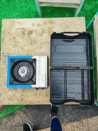 Cocina de camping Campingaz azul