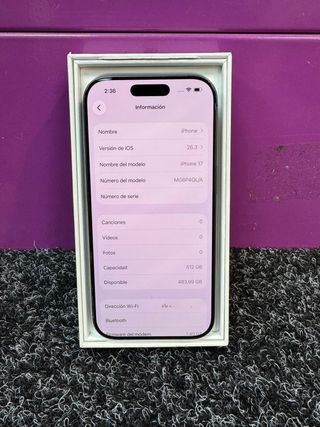 iPhone 17 512GB Salud 100% Garantía Apple