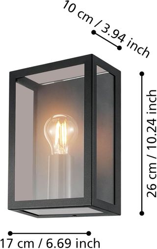 EGLO Lámpara exterior de pared ALAMONTE 1, lámpara