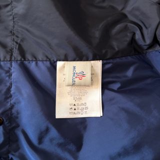 Giubbotto Moncler Uomo M Blu Nylon scuro giacca