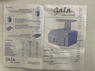 Pulidora de vidrio, con agua. -Jata 100-