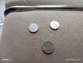 Mini monete 50 lire 1991 1992