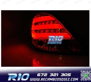 PILOTOS LED PEUGEOT 207 06-09 CROMADOS