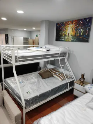 Litera Matrimonio Metal Blanca