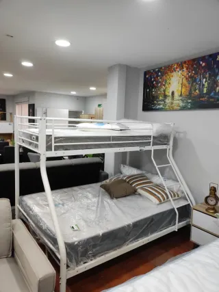 Litera Matrimonio Metal Blanca