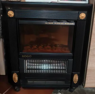 Estufa SOGO con llamas
