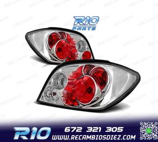 PILOTOS PEUGEOT 307 01-07 CROMADOS