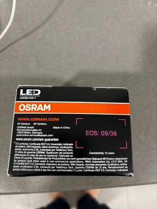 Luz LED V16 Osram conectada DGT