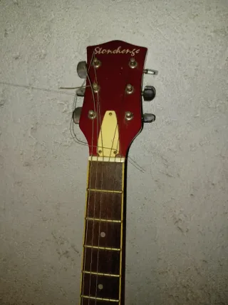 Chitarra Elettrica Rosso/Arancio