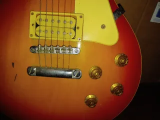 Chitarra Elettrica Rosso/Arancio