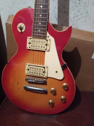 Chitarra Elettrica Rosso/Arancio