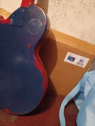 Chitarra Elettrica Rosso/Arancio