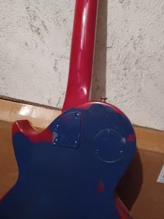 Chitarra Elettrica Rosso/Arancio