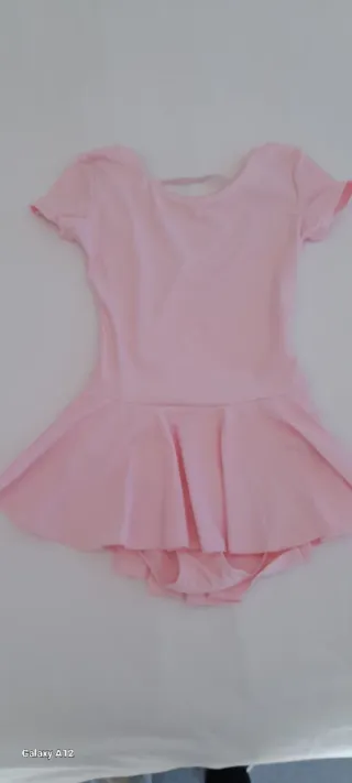 Mallot patinaje/ritmica rosa palo t.8