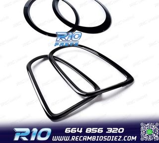 MARCO FAROS PARRILLA MINI R56 R57 R58 07-13 LOOK JCW NEGRO