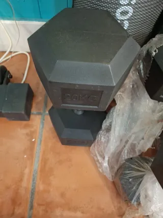 Mancuerna Hexagonal 20 kg -una