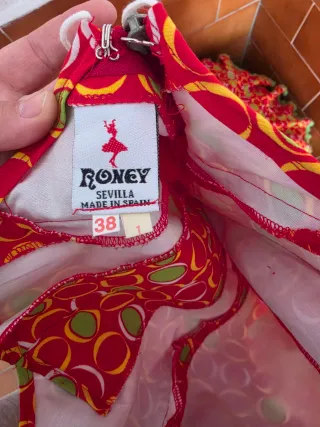 Traje de flamenca volantes