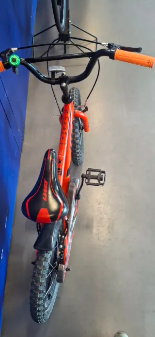 Bicicleta infantil 18'' naranja