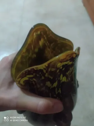 Lote 4 Jarrones Firmados Arte Gallego