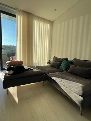 Sofá IKEA 3 lugares cinza