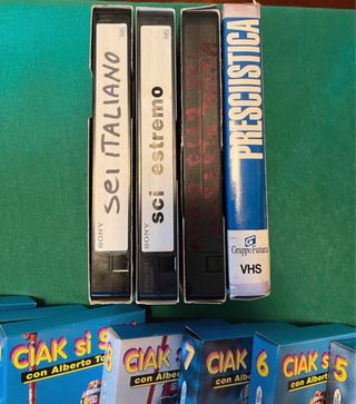 Collezione VHS Ciak si scia + extra